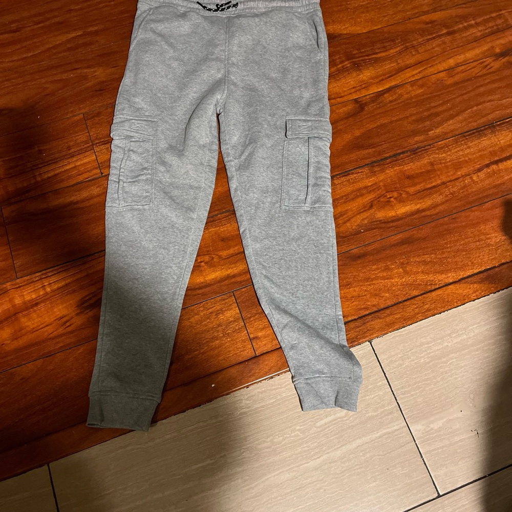 Women's Gray Cargo Leggings